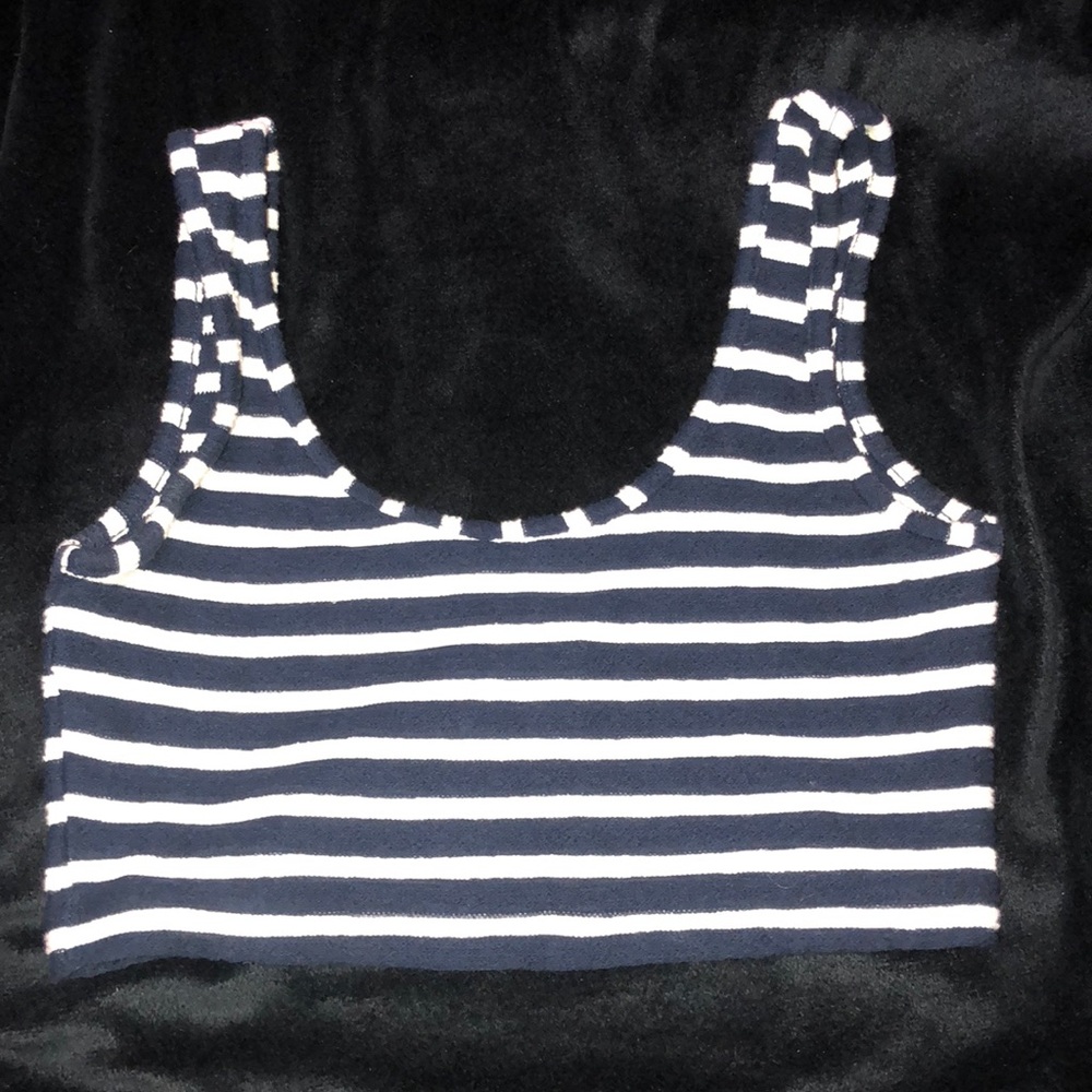 Two piece striped outfit